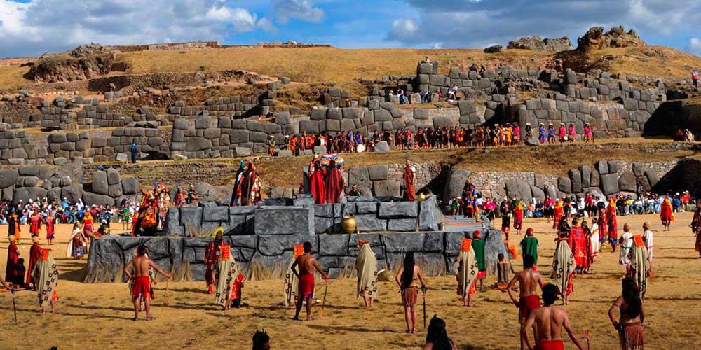 Inti Raymi on Explanade of Sacsaywaman