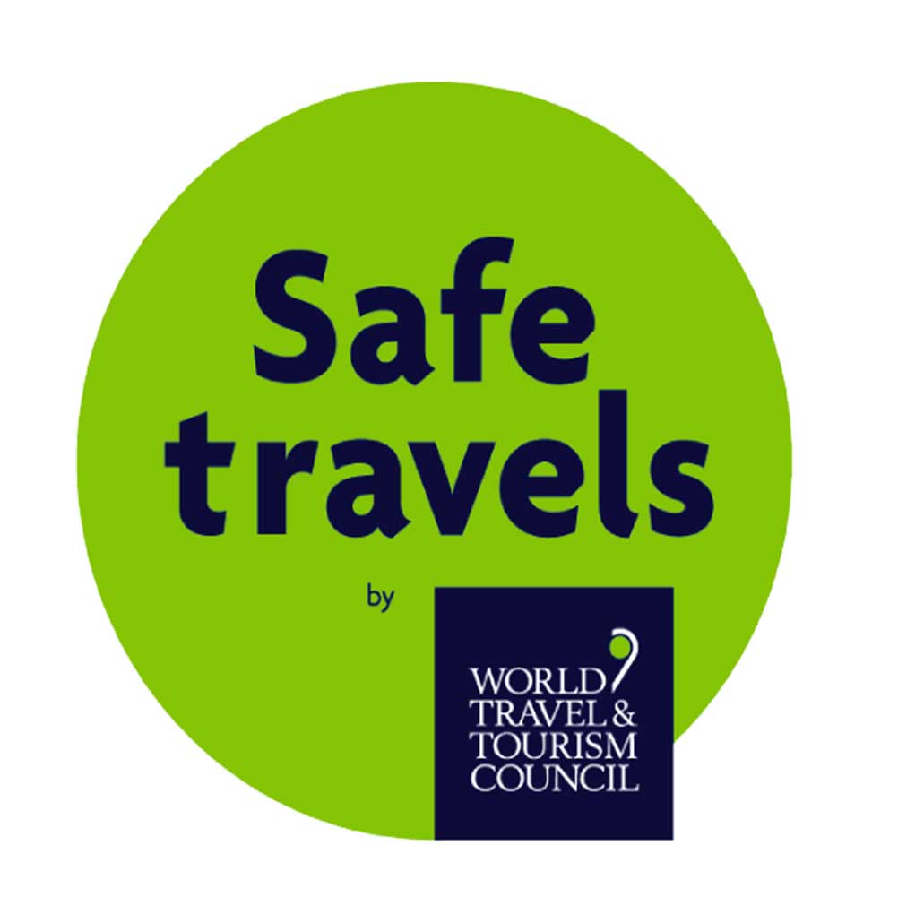 SAFE TRAVELS badge