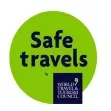 SAFE TRAVELS badge