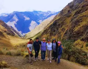 Dead Woman's pass of Inca Trail