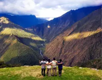 Intipata views of Inca Trail to Machu Picchu