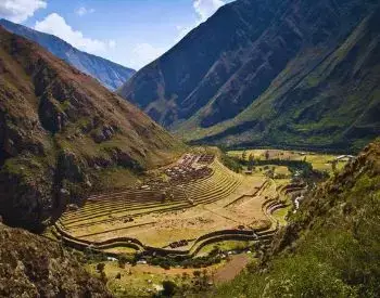 Inca trail Wayllabamba point