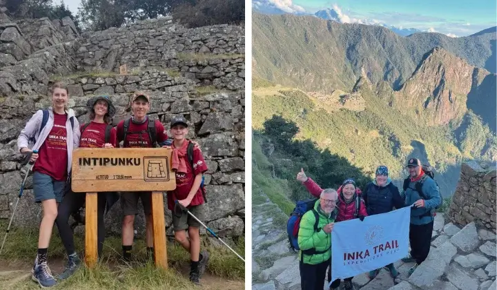 Sun gate at Inca Trail to Machu Picchu