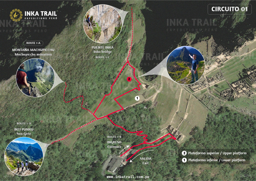 New circuit 1 in Machu Picchu