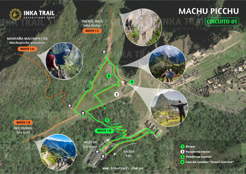 Circuito 1 en Machu Picchu - Nuevas Rutas 2026