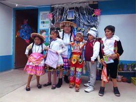 Games and Christmas carols at Christmas