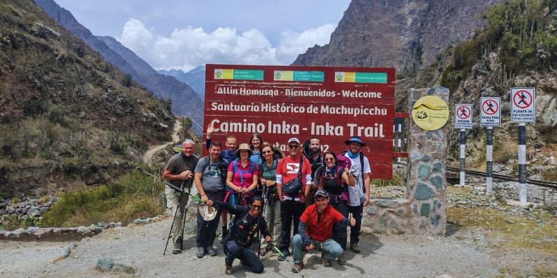 km 82, Inca Trail 1st day