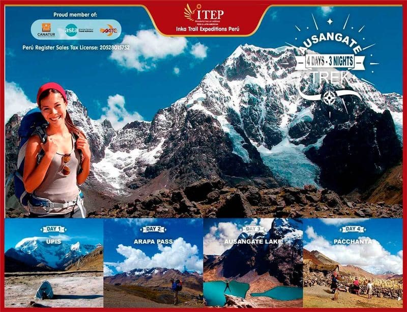 Ausangate snow-capped Mountain Trek 4 days