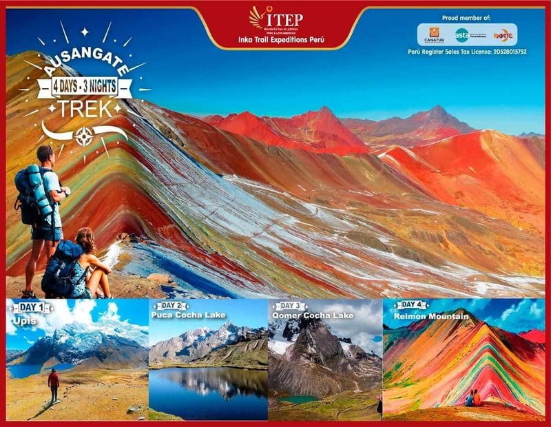 Ausangate Trek and Rainbow Mountain, Vinicunca 4 Days