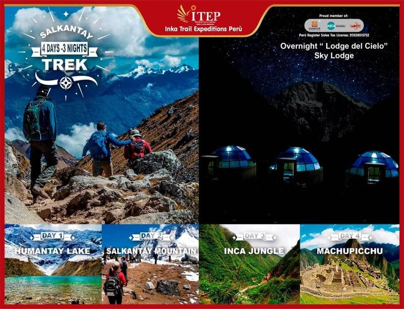Sacred Short Salkantay Trek to Machu Picchu in 4 days