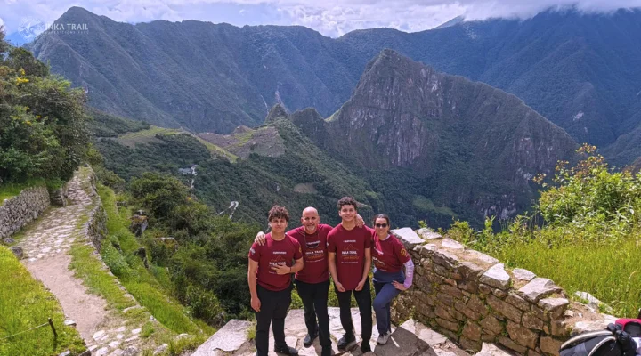 Sun Gate or Inti Punku Sun Gate at Machu Picchu