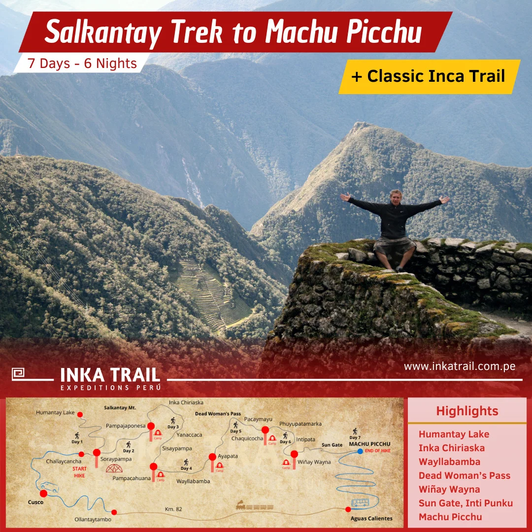 Salkantay + Classic Inca Trail to Machu Picchu 7 days