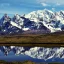 4to Pico nevado más alto Ausangate, reflejado en el lago