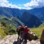 Entrance to Machu Picchu through the Puerta del Sol (Sun Gate)