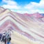 Main viewpoint at rainbow mountain